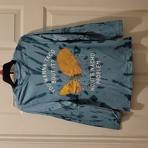 Wonder Nation Kids Size L(10-12) tie dye long sleeve shirt